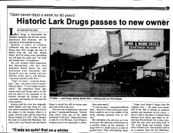 Historic Lark Drugs Passes to New Owner
