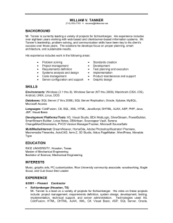 resume - BillTanner.net