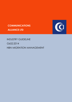 G652:2014 - Communications Alliance