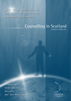 Counselling in Scotland