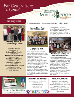 Newsletter - Morning Pointe