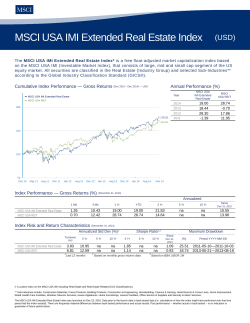 MSCI USA IMI Extended Real Estate Index