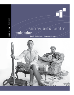 Surrey Arts Centre Calendar January February and