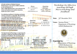 Workshop On Effective p ff teaching through Micro