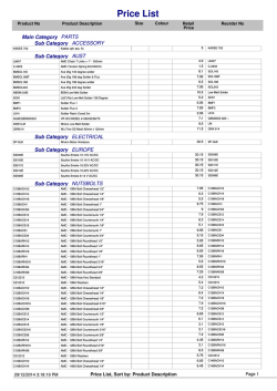 Parts General