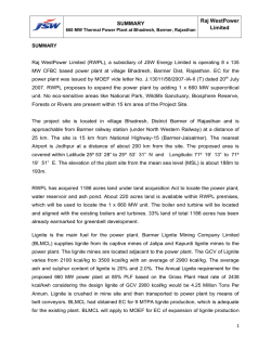 Annexure-Brief summary of project