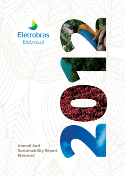 Annual And Sustainability Report Eletrosul