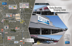 RETAIL SPACE FOR LEASE
