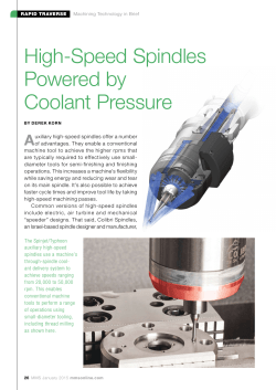 January 2015 &ndash; An article in Modern Machine
