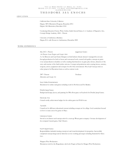 Resume PDF - Asa Enochs