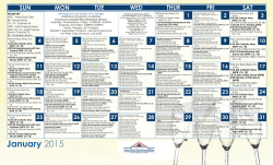 House Calendar - Long Island State Veterans Home