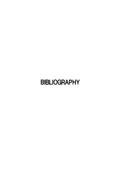 BIBLIOGRAPHY