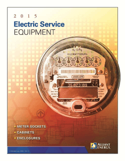 Electric Service Equipment - Complete