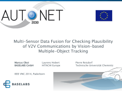 AutoNet2030 project presentation at the VNC
