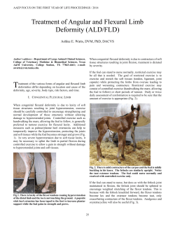 Treatment of Angular and Flexural Limb Deformity (ALD/FLD)
