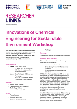 Innovations of Chemical Engineering for