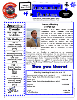 January newsletter