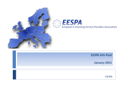EESPA Info Pack January 2015