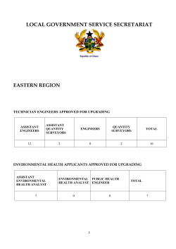 Eastern Region - Local Government Service
