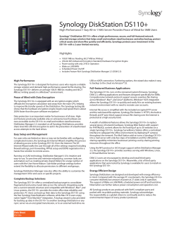 Synology DiskStation DS110+