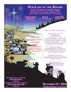 21 December 2014 - Our Lady of the Rosary Church
