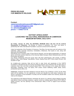 PRESS RELEASE FOR IMMEDIATE RELEASE Contact