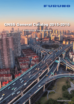 GNSS General Catalog 2015-2016