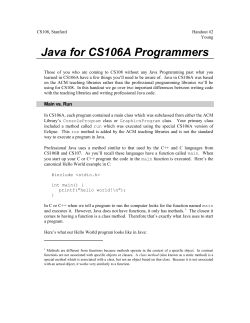 02 Java for CS106A Programmers