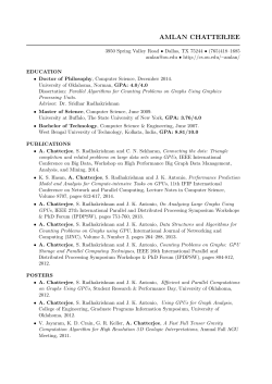 Resume (In pdf format) - Computer Science