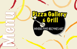 Download Our Menu - Pizza Gallery and Grill