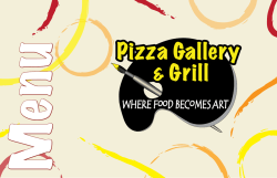Download Our Menu - Pizza Gallery and Grill