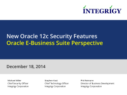 New Security Features in Oracle E-Business Suite 12.2