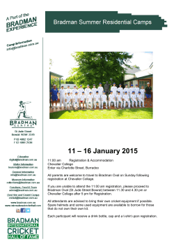 Download the January residential camp program here.