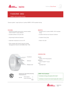 FASSON® 0852 - Avery Dennison | Tapes