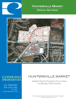 HUNTERSVILLE MARKET
