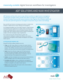 Download the Nuix and ADF fact sheet to learn more