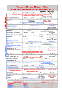 Badri 2014-2015 Calendar (PDF)