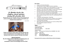 Pew Sheet Dec 28 - Saint Brendans Warnbro