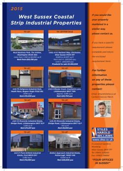 Download new Stiles Harold Williams brochure here