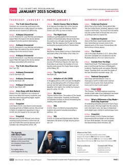 Download the January TV Guide