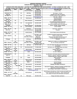 hangar listings