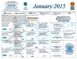 January 2015 - SJAFB Force Support