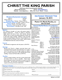 CHRIST THE KING PARISH