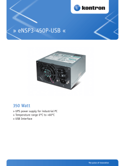 Download Datasheet eNSP3-450P-USB