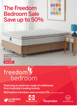 The Freedom Bedroom Sale Save up to 50%