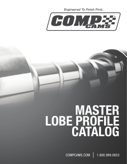 Cam Lobe Master Catalog