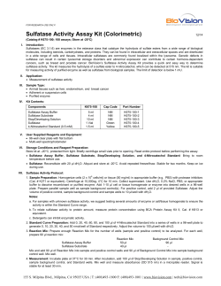 Sulfatase Activity Assay Kit (Colorimetric)