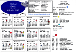 Events Calendar 2015 - Midland Classic Motorcycle Club