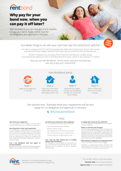 Download RentBond Brochure