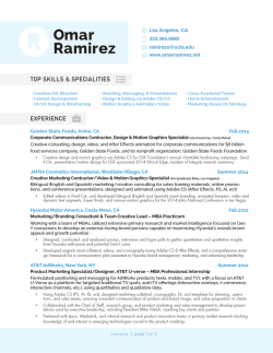 Download Resume - omarramirez.net